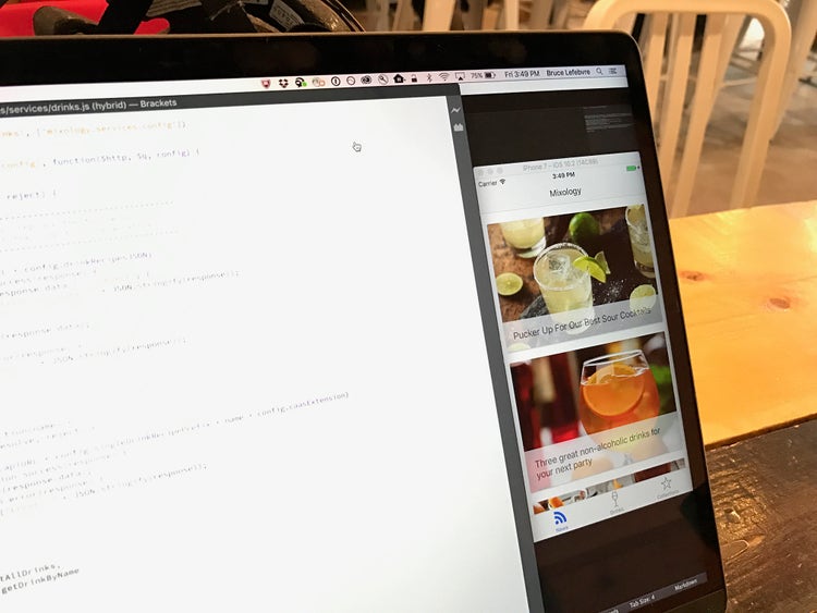 Image of the app that you'll build during our SUMMIT lab